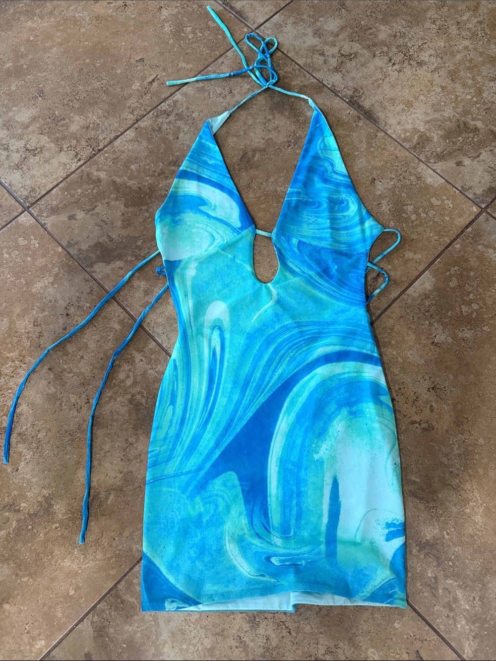 TIGER MIST TIE DYE MINI DRESS